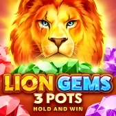 Lion Gems 3 Pots Hold and Win